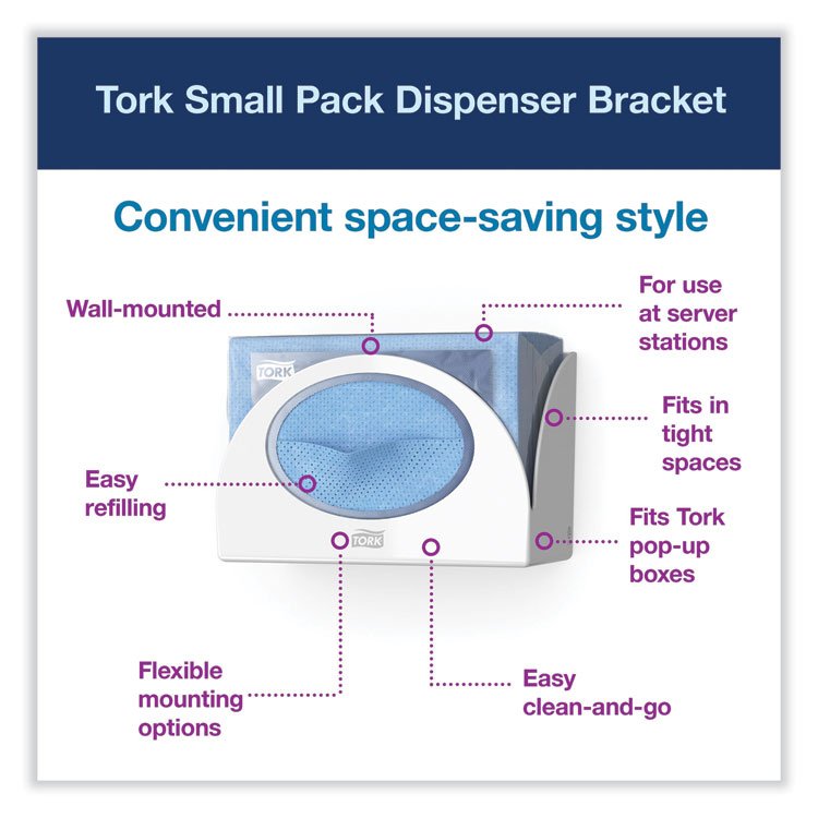 Tork® Small Bracket Wiper Dispenser - Image 2