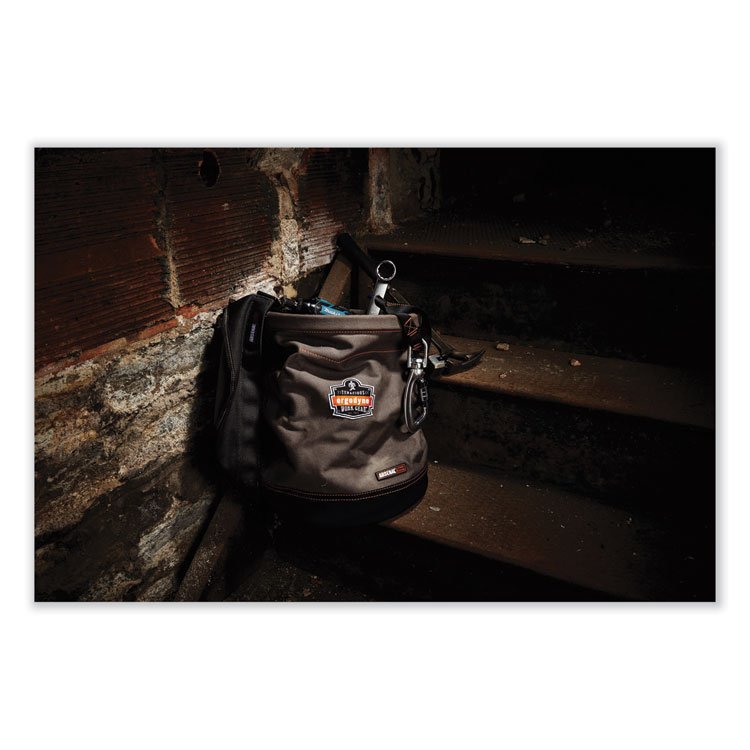 ergodyne® Arsenal 5940T Swiveling Carabiner Canvas Hoist Bucket and Top - Image 5