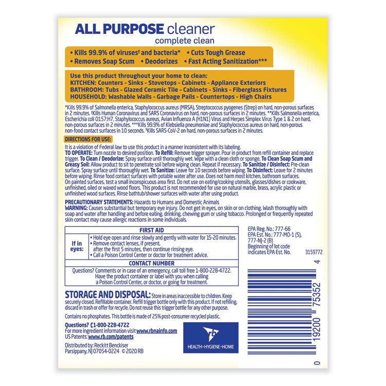LYSOL® Brand Ready-to-Use All-Purpose Cleaner - Image 3