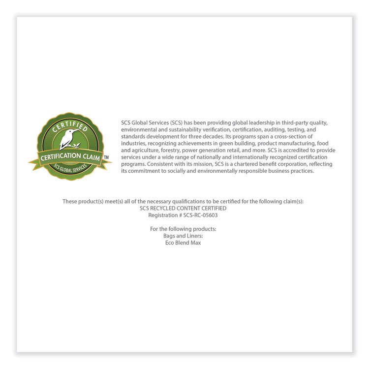 Heritage Eco Blend® Max Can Liners - Image 8