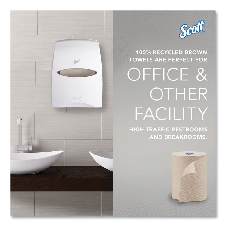 Scott® Essential 100% Recycled Fiber Hard Roll Towel - Image 10