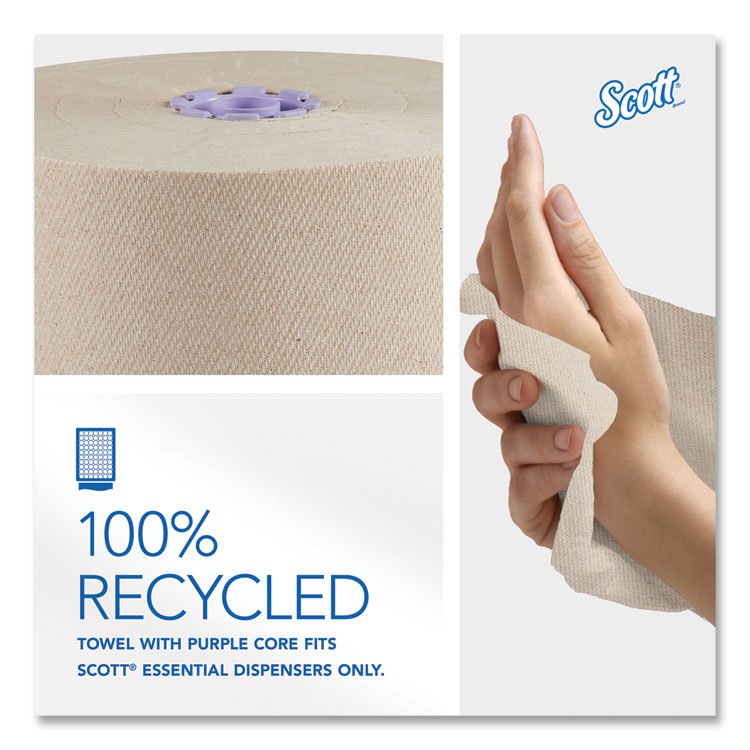 Scott® Essential 100% Recycled Fiber Hard Roll Towel - Image 6