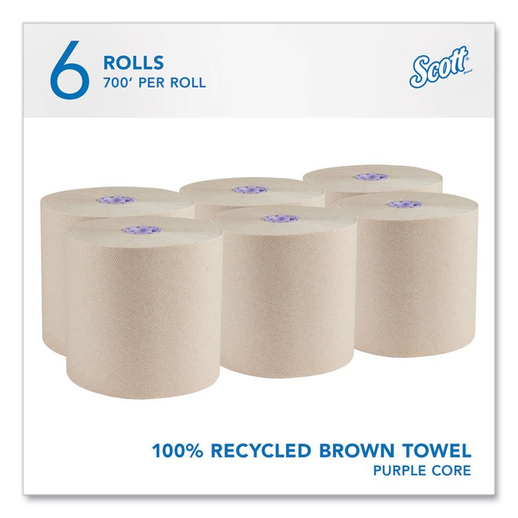 Scott® Essential 100% Recycled Fiber Hard Roll Towel - Image 2