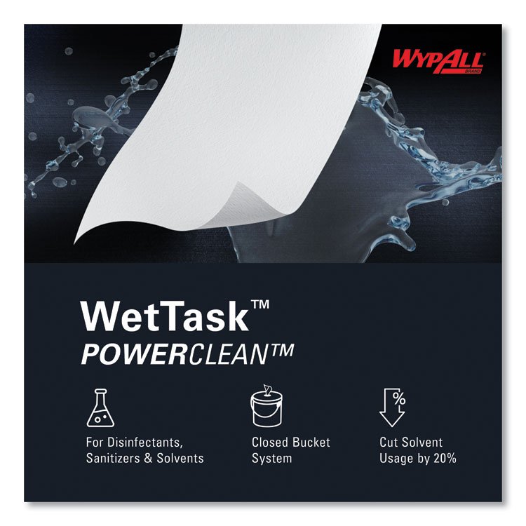 WypAll® Power Clean Wipers WetTask™ Customizable Wet Wiping System - Image 10