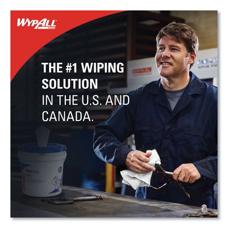 WypAll® Power Clean Wipers WetTask™ Customizable Wet Wiping System - Image 5