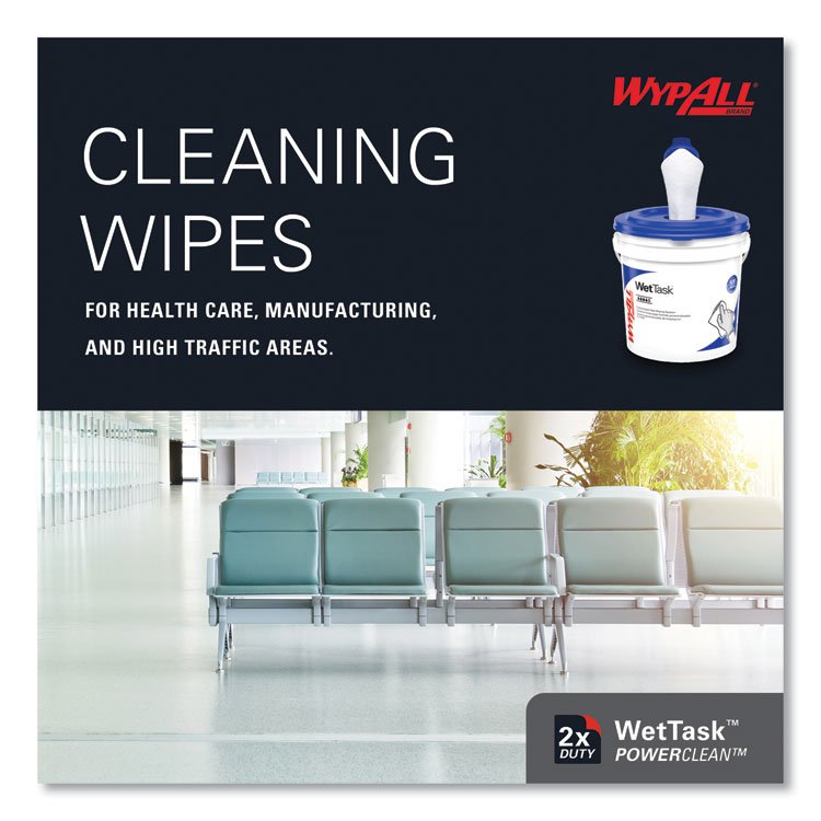 WypAll® Power Clean Wipers WetTask™ Customizable Wet Wiping System - Image 9