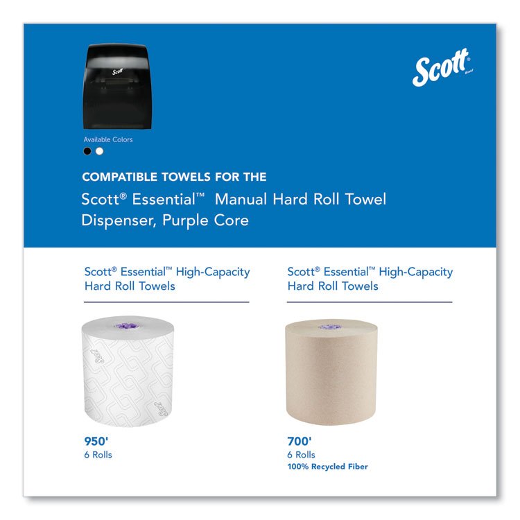 Scott® Essential™ Manual Hard Roll Towel Dispenser - Image 9