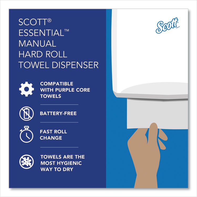 Scott® Essential™ Manual Hard Roll Towel Dispenser - Image 11