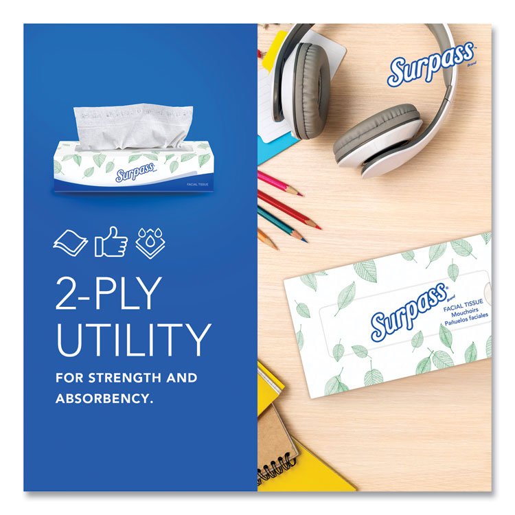 Surpass® Facial Tissue - Image 6