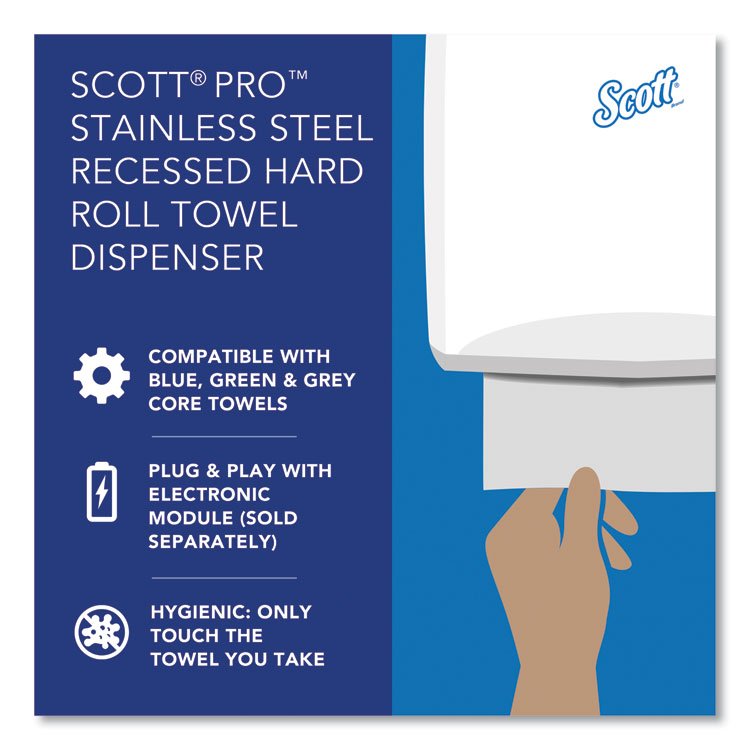 Scott® Mod* Stainless Steel Recessed Dispenser Housing - Image 11