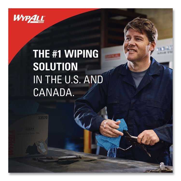 WypAll® Power Clean Oil, Grease & Ink Cloths - Image 2