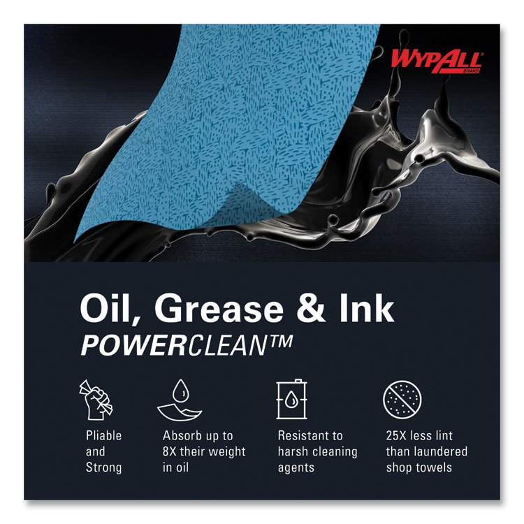WypAll® Power Clean Oil, Grease & Ink Cloths - Image 8